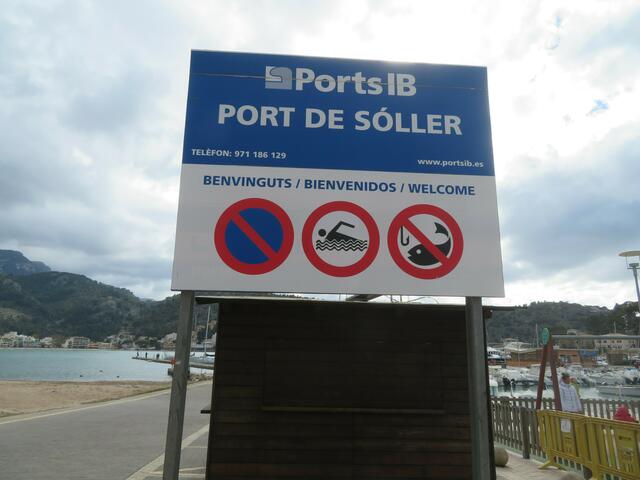 In Port De Soller angekommen.
