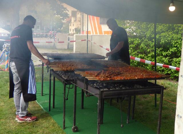 Die gegrillten Spieße ein Muss!