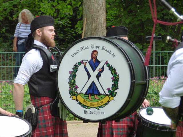 Die Alba Pipe-Band aus Hildesheim