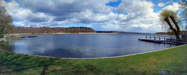 Ein kleines Strandbad in Seedorf am Schaalsee