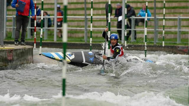 Ob Leistungsklasse oder Junioren - die Kanutinnen und Kanuten kämpften auf dem Olympiakanal um die besten Platzierungen! Foto von Michael Lehner erstellt. | Foto: Michael Lehner