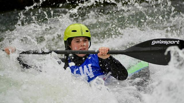 Ob Leistungsklasse oder Junioren - die Kanutinnen und Kanuten kämpften auf dem Olympiakanal um die besten Platzierungen! Foto von Michael Lehner erstellt. | Foto: Michael Lehner