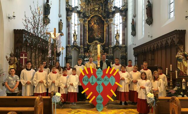 Zahlreiche Ministranten machten mit