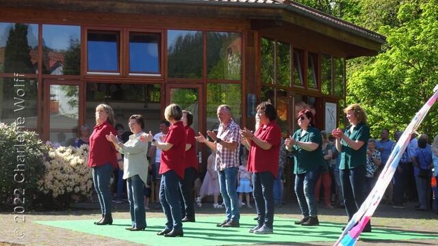 Auftritt der Line Dancer