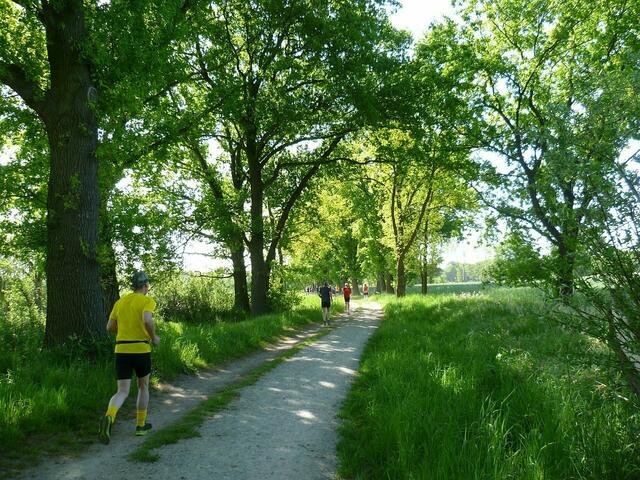 Ein herrlicher Parcours - meint der Spargelsprinter.