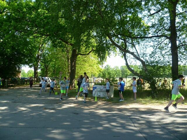 Teilnehmer/innen der 3,5-Kilometer-Strecke.