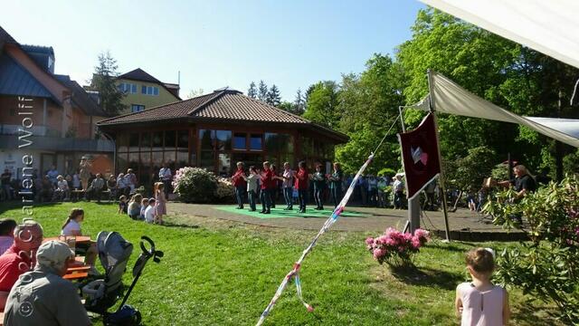 Auftritt der Line Dancer