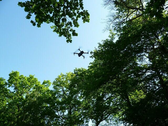 Der Quadrocopter musste am Veranstaltungstag viele Einsätze fliegen.