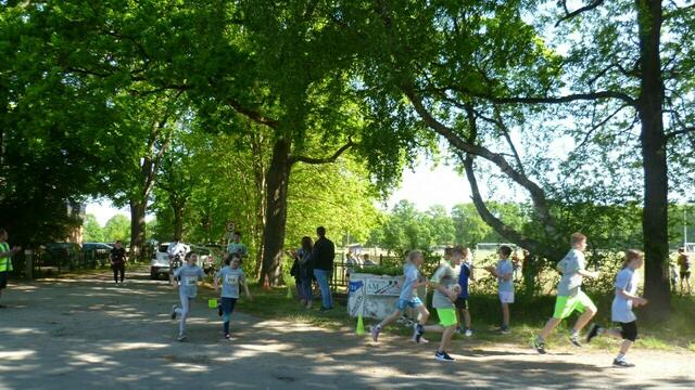 Teilnehmer/innen der 3,5-Kilometer-Strecke.