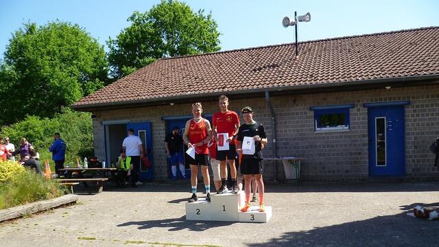 Siegerehrung „Männer 10 km“