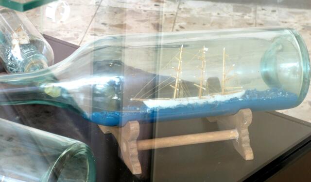 Buddelschiff im Museum