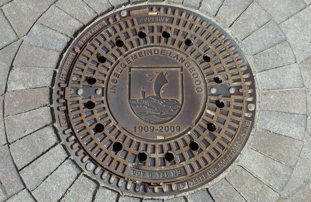 Der Kanaldeckel von Langeoog ein Muss