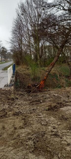 Unfall an der Knölken Brücke 2022 mit Mühlbach