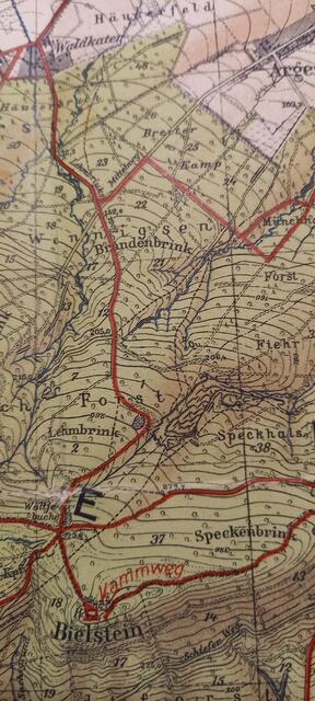 Deisterwanderkarte Auflage 1951 - Stand aus 1949 - | Foto: Labyrinth Wennigsen
