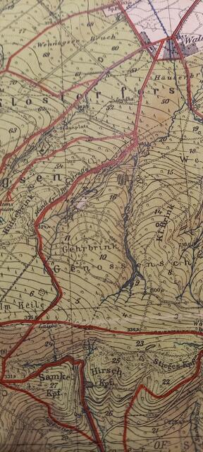 Deisterwanderkarte Auflage  aus 1951 -Stand 1949- | Foto: Labyrinth Wennigsen