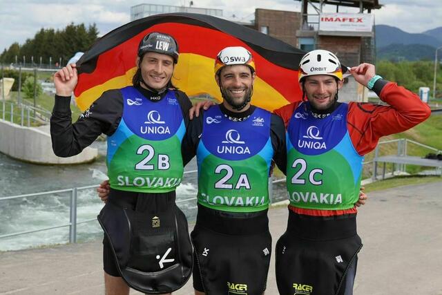 strahlende Kajak Einer Herren | Foto: Uta Büttner