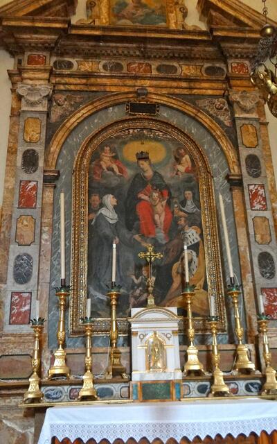 Altar "Madonna della Pace" im ehemaligen Augustinerkloster, heute Kirche della Misericordia