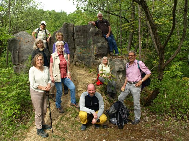 Noch ein Gruppenbild mit Felsen
