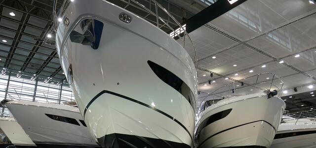 Boote auf der `boot` in Düsseldorf