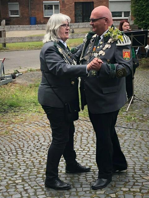 Königspaar Michaela Vogt und Jens Brokmann