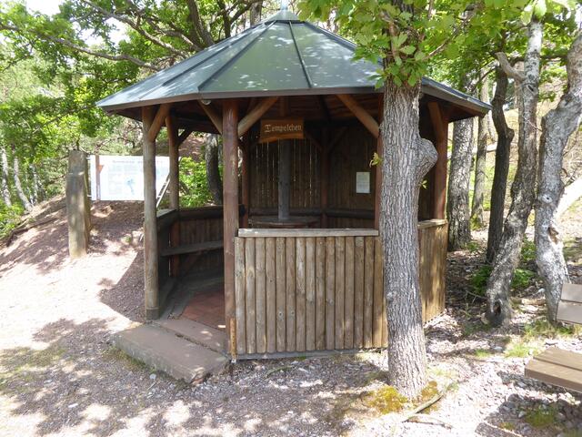 Die Schutzhütte Tempelchen.