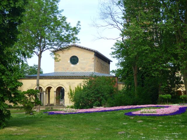 Blick zur Friedenskirche ( leider fehlte mir ein wenig die Zeit )
