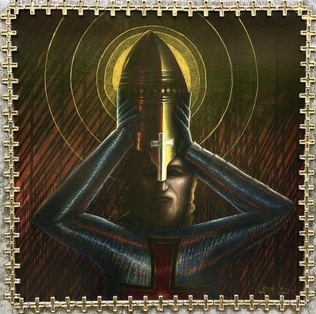 Der Kreuzritter (mit Rahmenausschnitt)