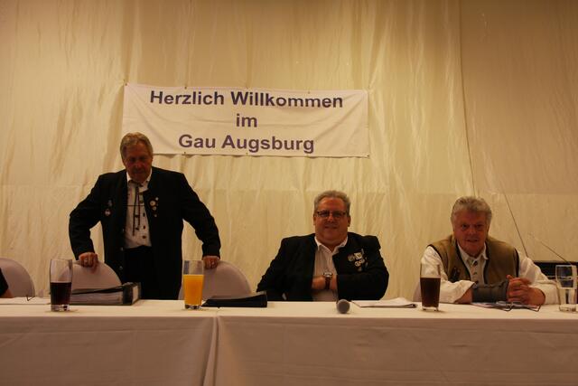 von links Peter Huber, Winfried Neff, Klaus Möritz
