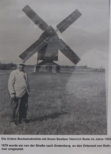 Bockwindmühle Rehtmar 1950