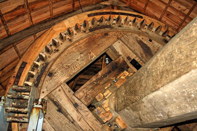 Kammrad der Bockwindmühle