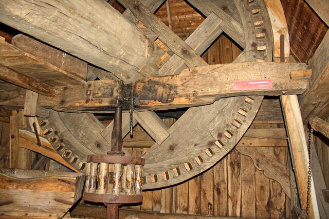 Kammrad der Bockwindmühle
