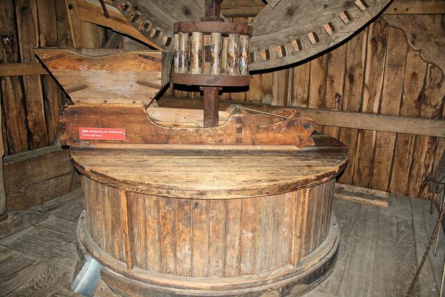 Mahlgang in der Bockwindmühle