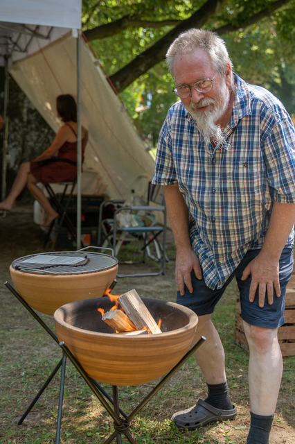 21. Friedberger Sonnwend-Töpfermarkt - Grill- und Feuerschalen von Rudi Hammer