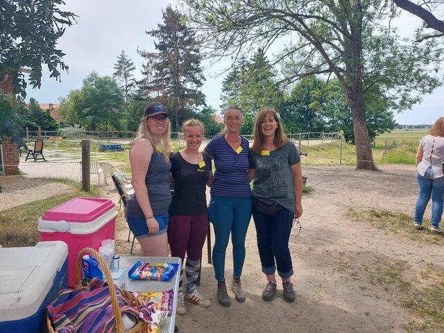 Die Organisatorinnen des schönen Nachmittags (v. l.): Jennifer Grundmann, Pia Schmidt, Bianca Dettmar, Sylvia Grundmann