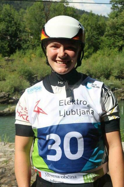 da strahlt Hannah Süß, sie ist im Halbfinale beim Weltcup in Tacen | Foto: Horst Woppowa