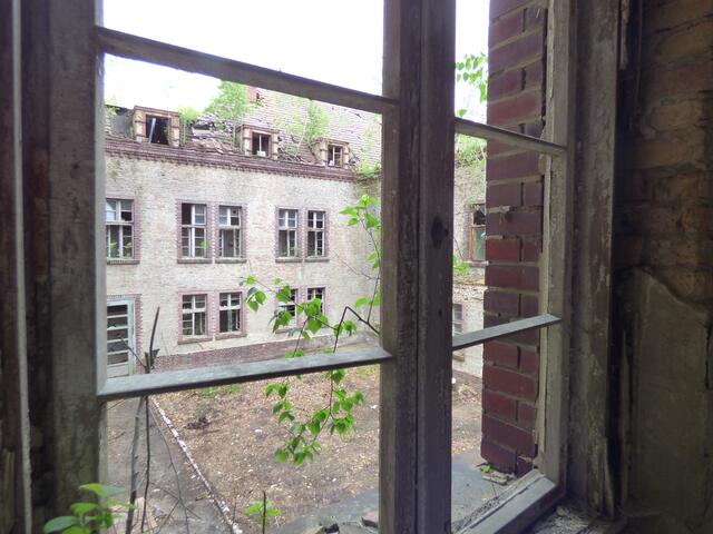 Blick in einen Innenhof