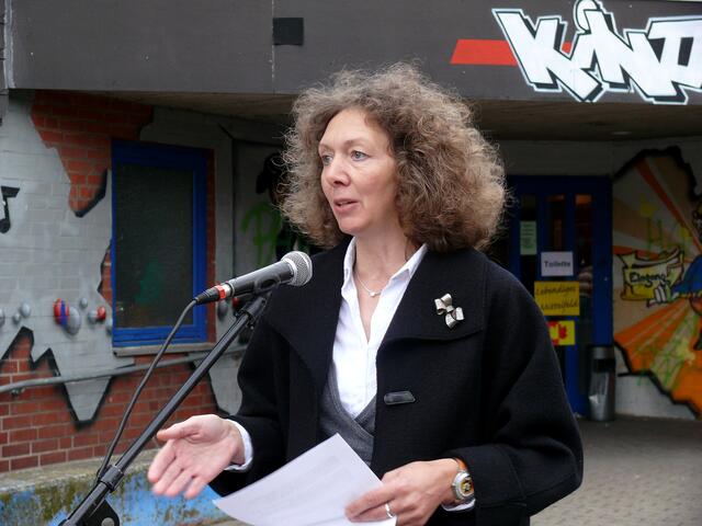 Ansprache von Bezirksbürgermeisterin Christine Ranke-Heck.