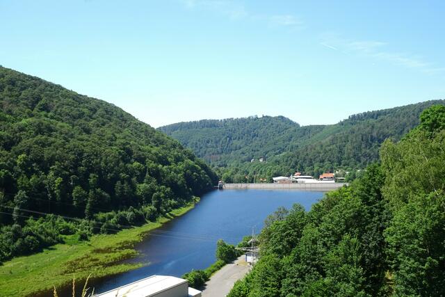 Untere Wasserbecken der Odertalsperre