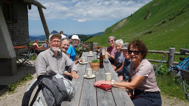 Einkehr auf der Gappenfeldalm