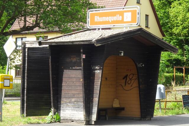 Bushaltestelle an der Rhumequelle