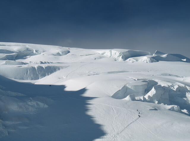Acht Bergsteiger starben auf dieser Route unter den Schneemassen, weitere wurden verletzt.
