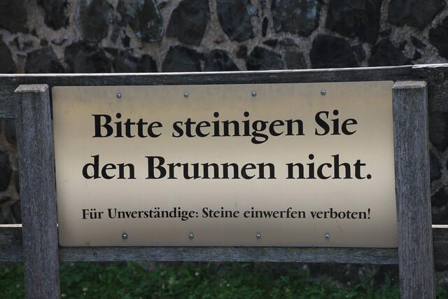 Das fand ich toll - für all Diejenigen, die sich nicht zu benehmen wissen...