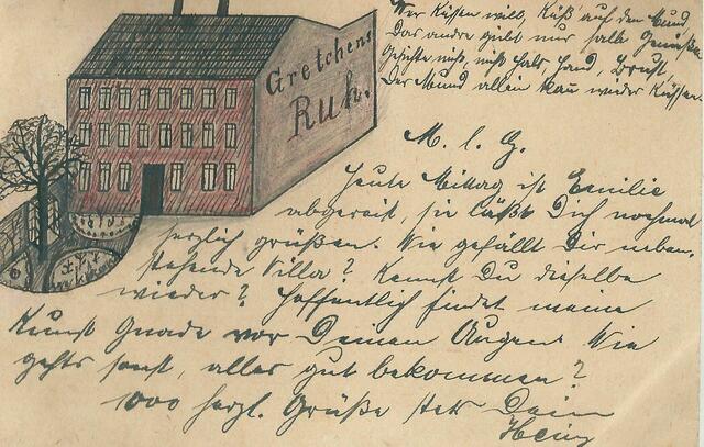 Gretchens Ruh, ist es das "Liebesnest" in der Wiesenstraße 35 ?