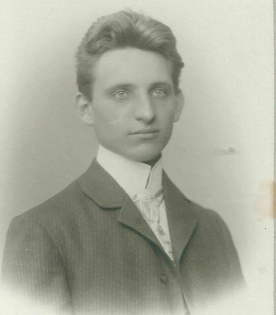 Harry Wiese, Bruder von Margarete, noch sehr jung