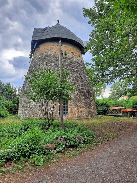 der Innenausbau der Mühle hat noch nicht begonnen