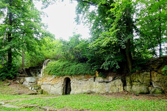 der untere Teil der Eremitage Spiegelsberge Halberstadt