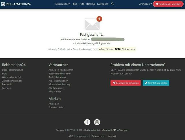 Auch das noch: bestätigen.