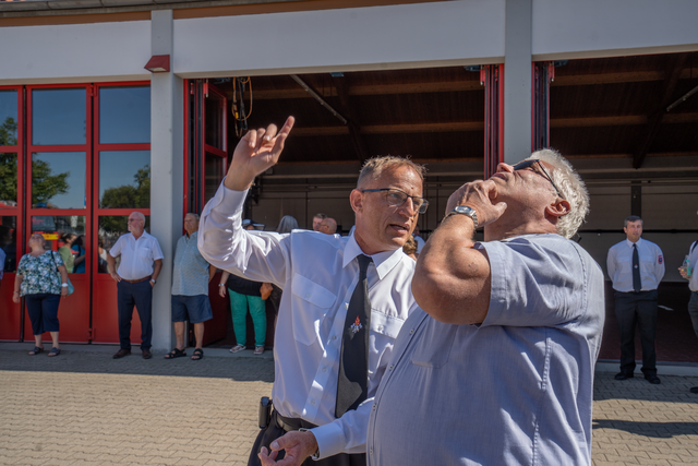 FFW Friedberg, Fahrzeugweihe DLK 23/12 -