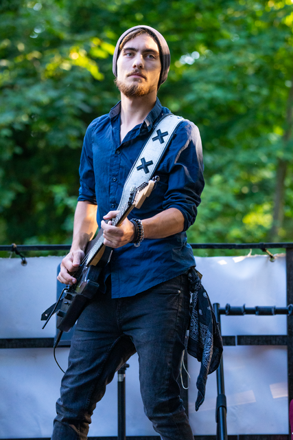 Rockmesse im Stadtgarten Friedberg/Bayern - Skile rockt das Publikum