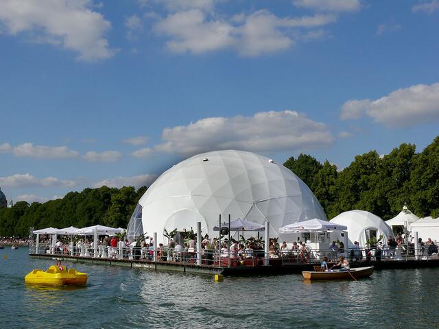 er Dome auf den Maschsee